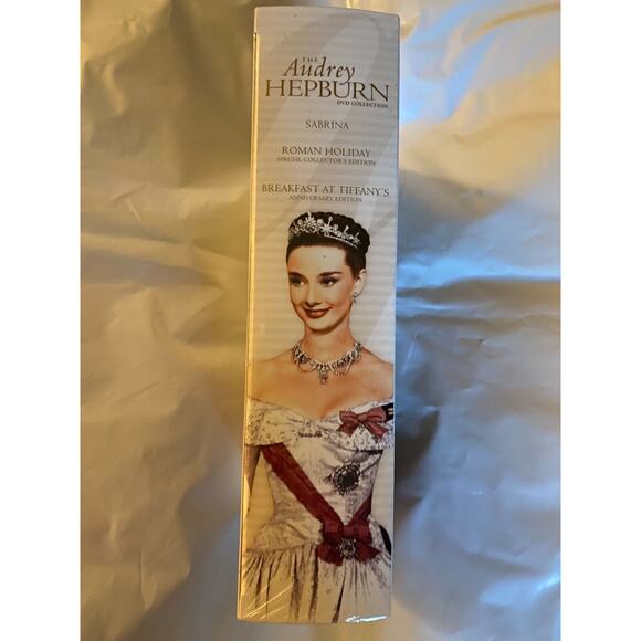 NWT Audrey Hepburn 3 DVD Collection Roman Holiday Sabrina Breakfast at Tiffany - Picture 2 of 5